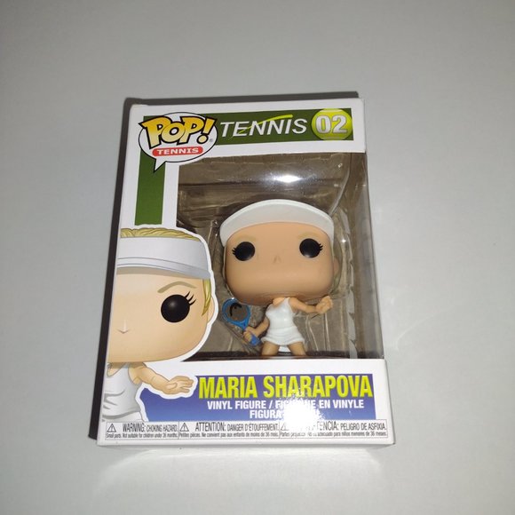 Tennis Legends Bjorn Borg 02 Funko Pop! Maria Sharapova 6.5 x 4.72 x 3.62 inches - Picture 1 of 7